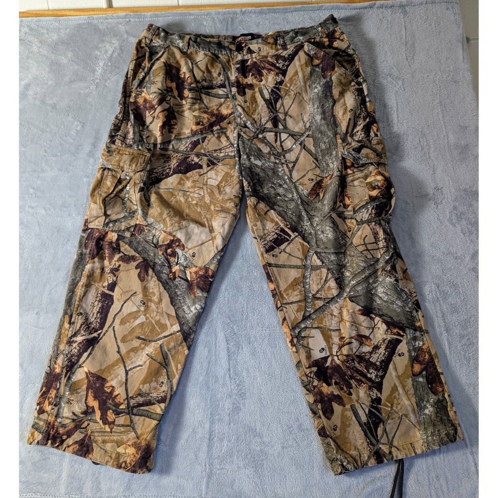 Vintage Outfitters Ridge 2XL Fusion 3-D Camo Cargo Pants Gorpcore Hunting Cotton